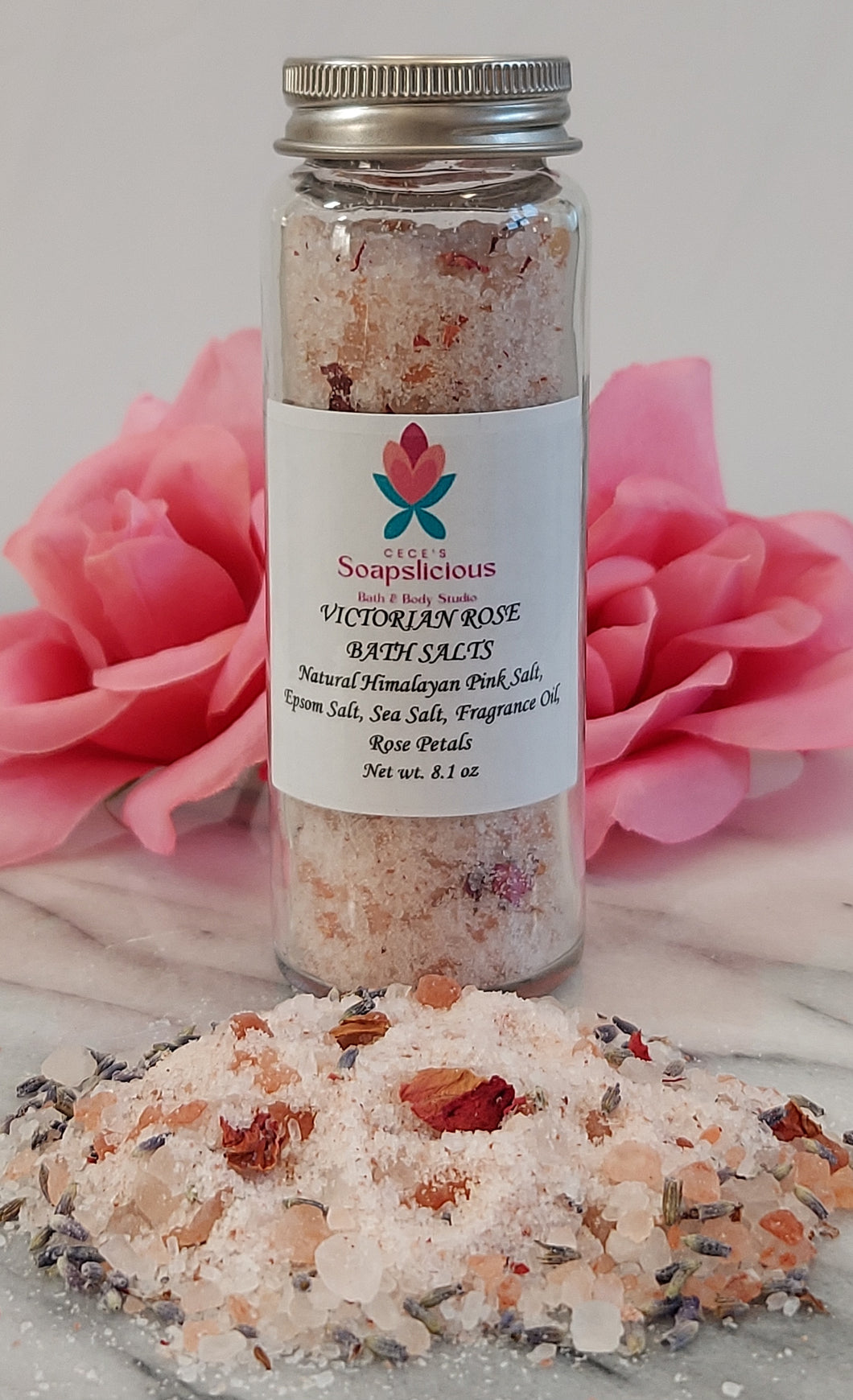 VICTORIAN ROSE BATH SALTS